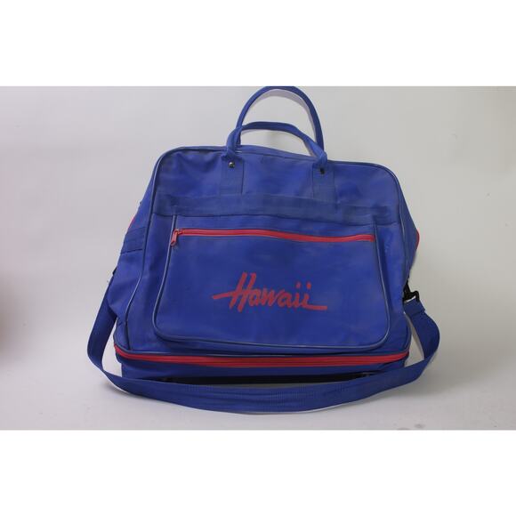 Hawaii Luggage Tote Wheeled Expandable Blue Rolling Travel ~ 260129-WH 107